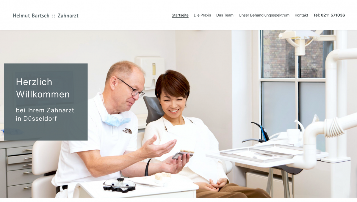 Helmut Bartsch in Düsseldorf – Niederkassel Helmut Bartsch in Düsseldorf – Niederkassel, Webdesign + Marketing für Zahnärzte