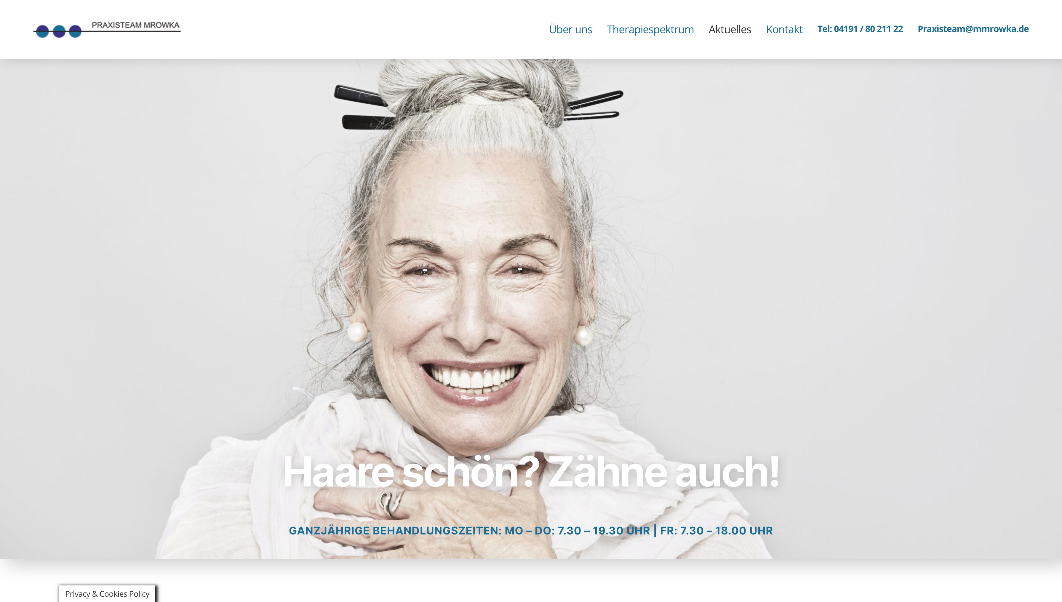 , Webdesign + Marketing f&uuml;r Zahn&auml;rzte